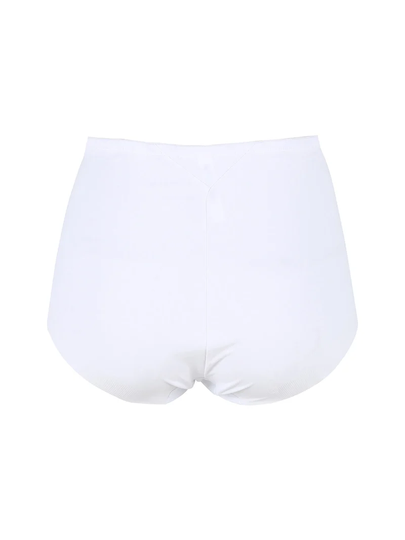 NEW SIBILLA Guaina a vita alta - bianco