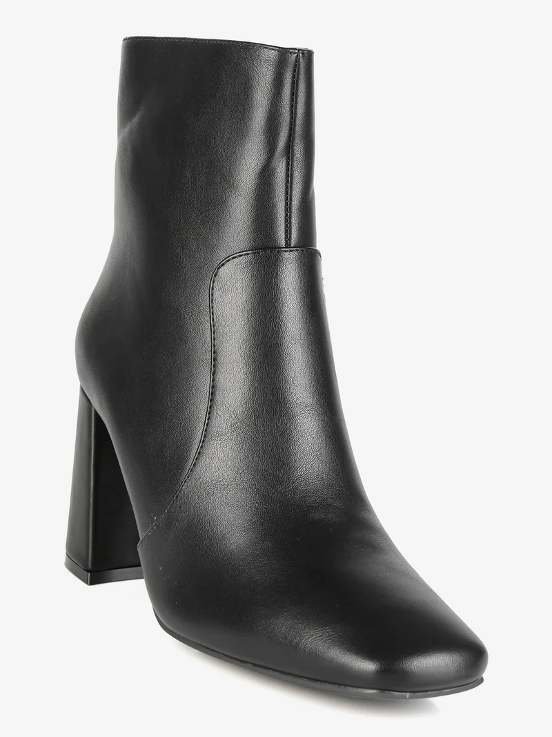 Tronchetti donna con tacco - nero