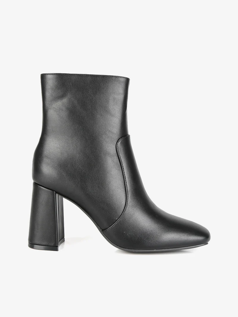 Tronchetti donna con tacco - nero