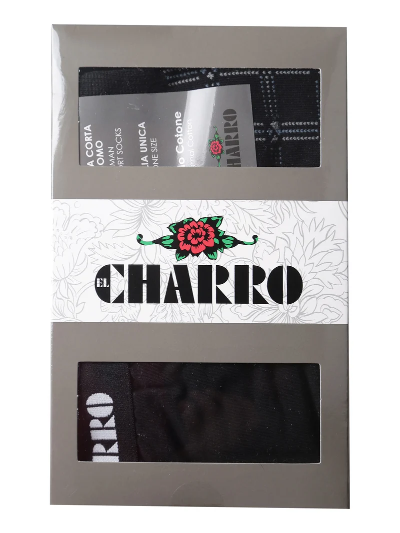 Confezione regalo uomo boxer + calze corte - nero