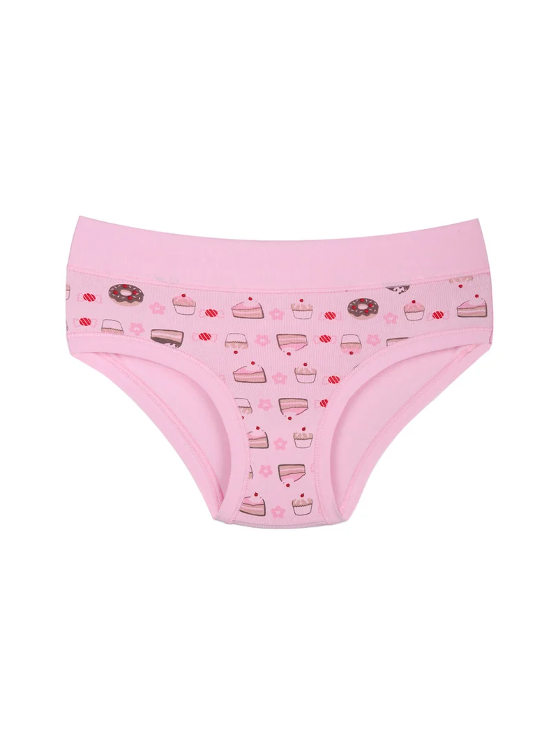 Slip da bambina con stampe - rosa