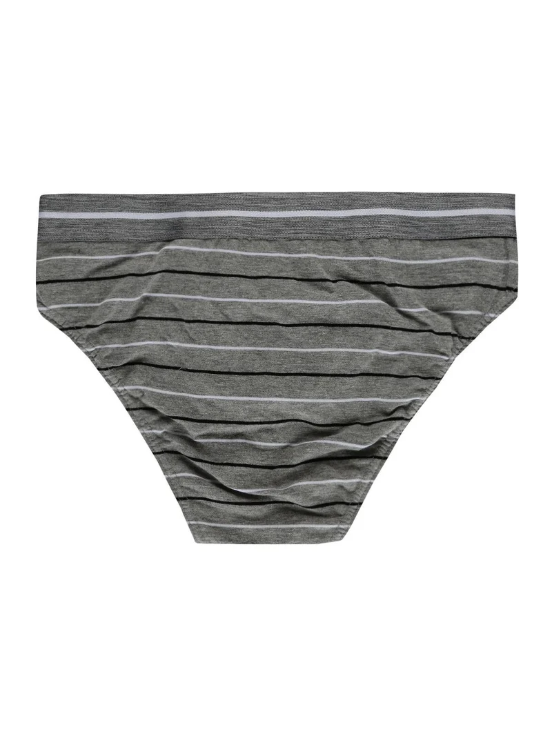 Slip uomo a righe - grigio