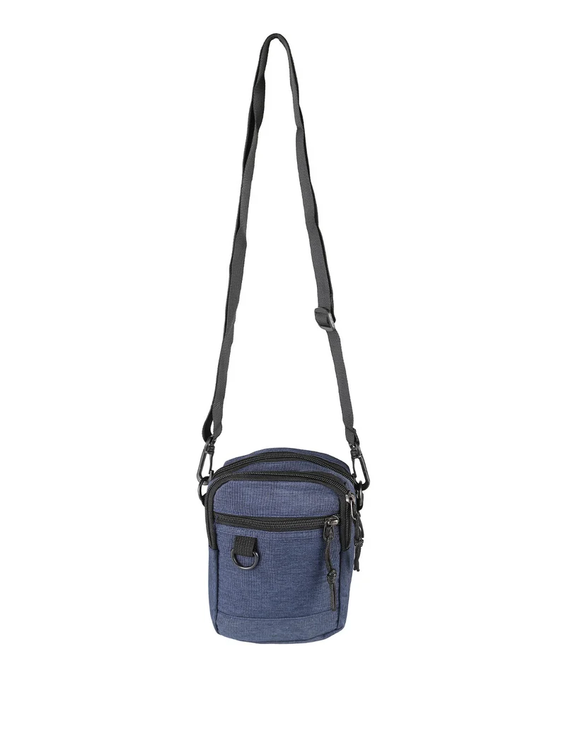 Tracolla uomo in tessuto - blu scuro