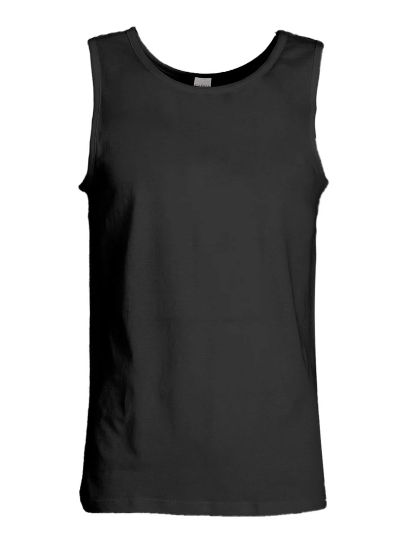 Canotta intima uomo girocollo in cotone - nero