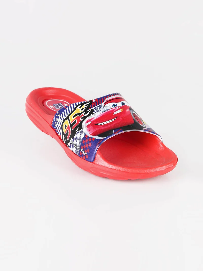 Ciabatte in gomma Cars - rosso