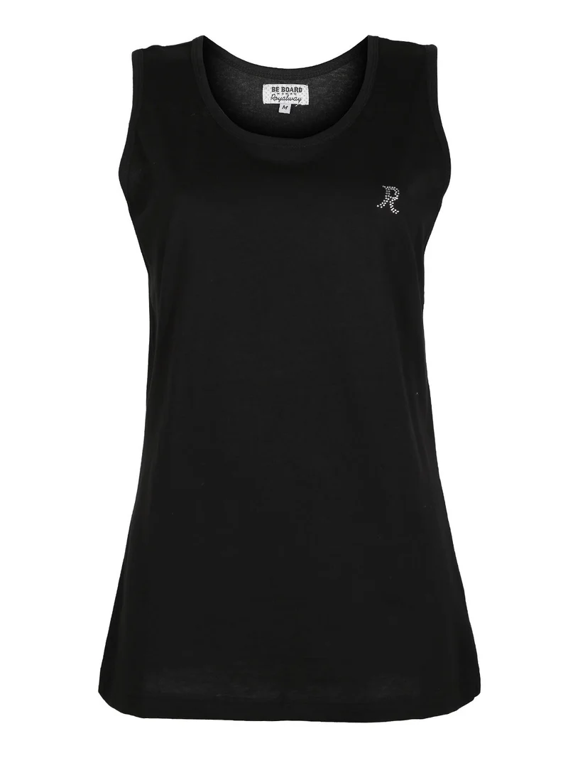 Canotta donna in cotone - nero