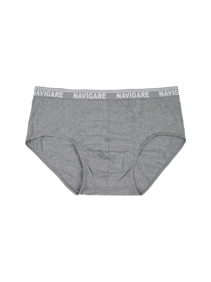 Slip da uomo taglie grandi in cotone bielastico - grigio scuro