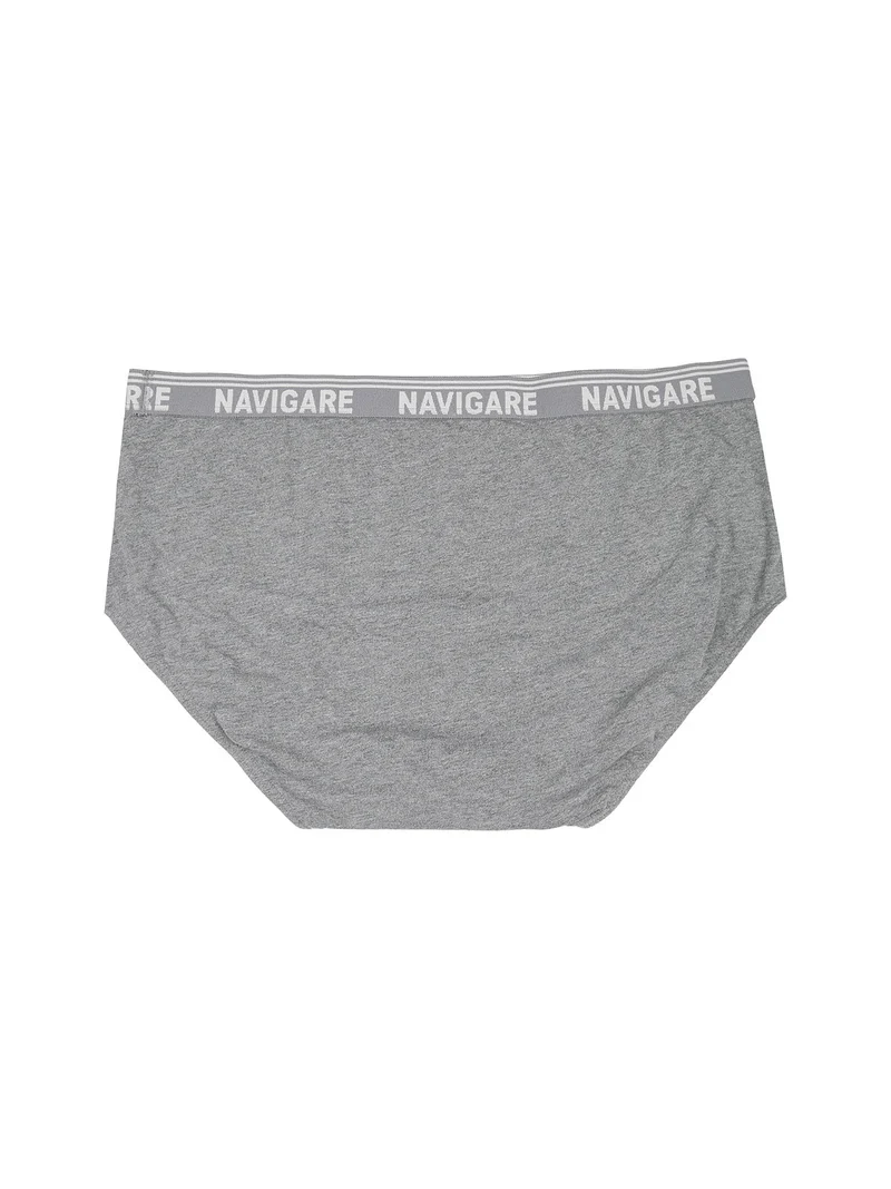 Slip da uomo taglie grandi in cotone bielastico - grigio scuro