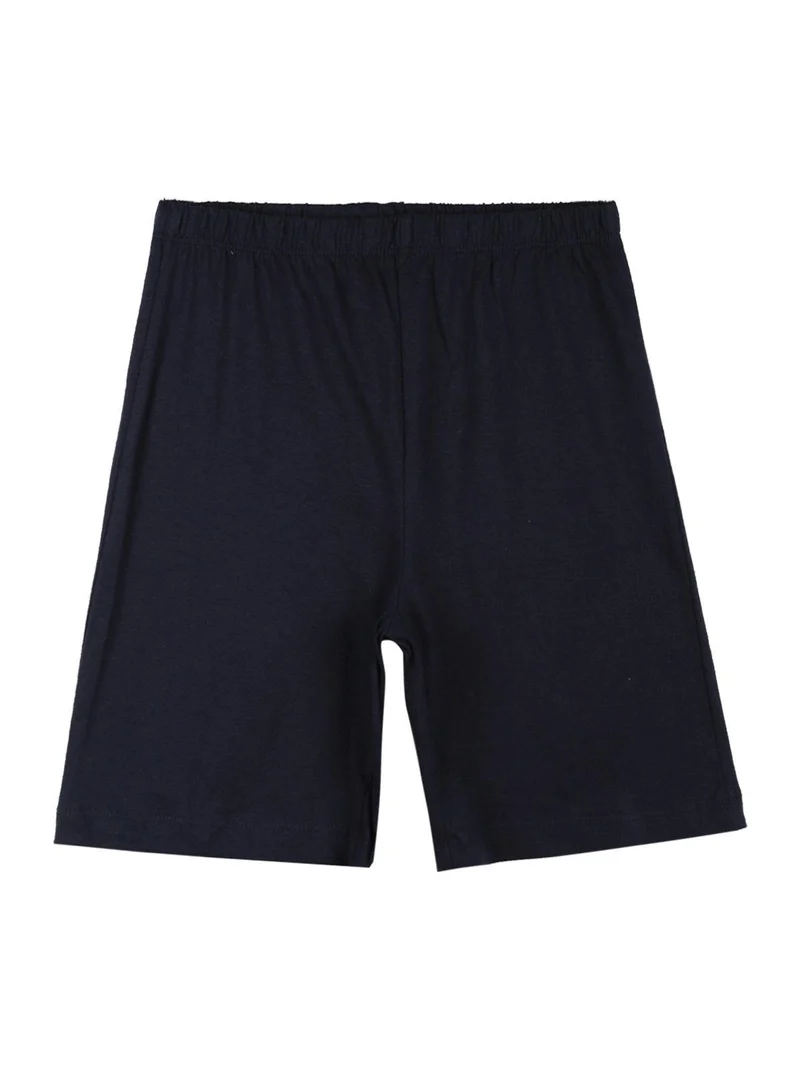 Pigiama corto bambino con stampa - blu scuro