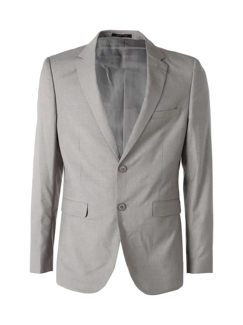 Completo elegante da uomo con blazer e pantaloni - grigio