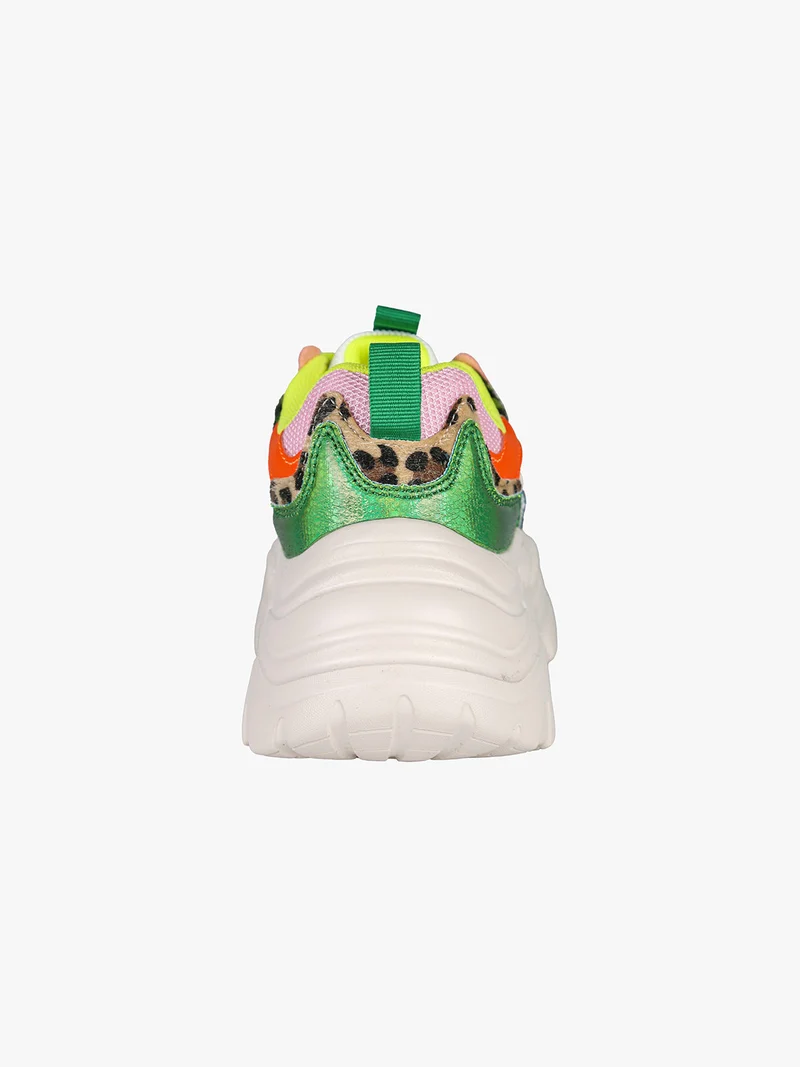 CHUNKY MEGAN Sneakers donna multicolore con suola alta - multicolore