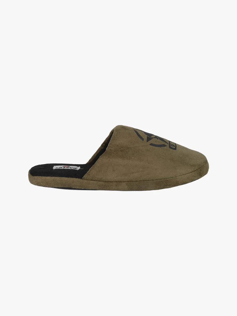 Pantofole invernali da uomo - militare