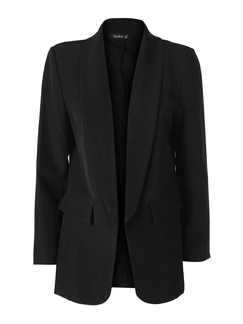 Blazer donna aperto - nero