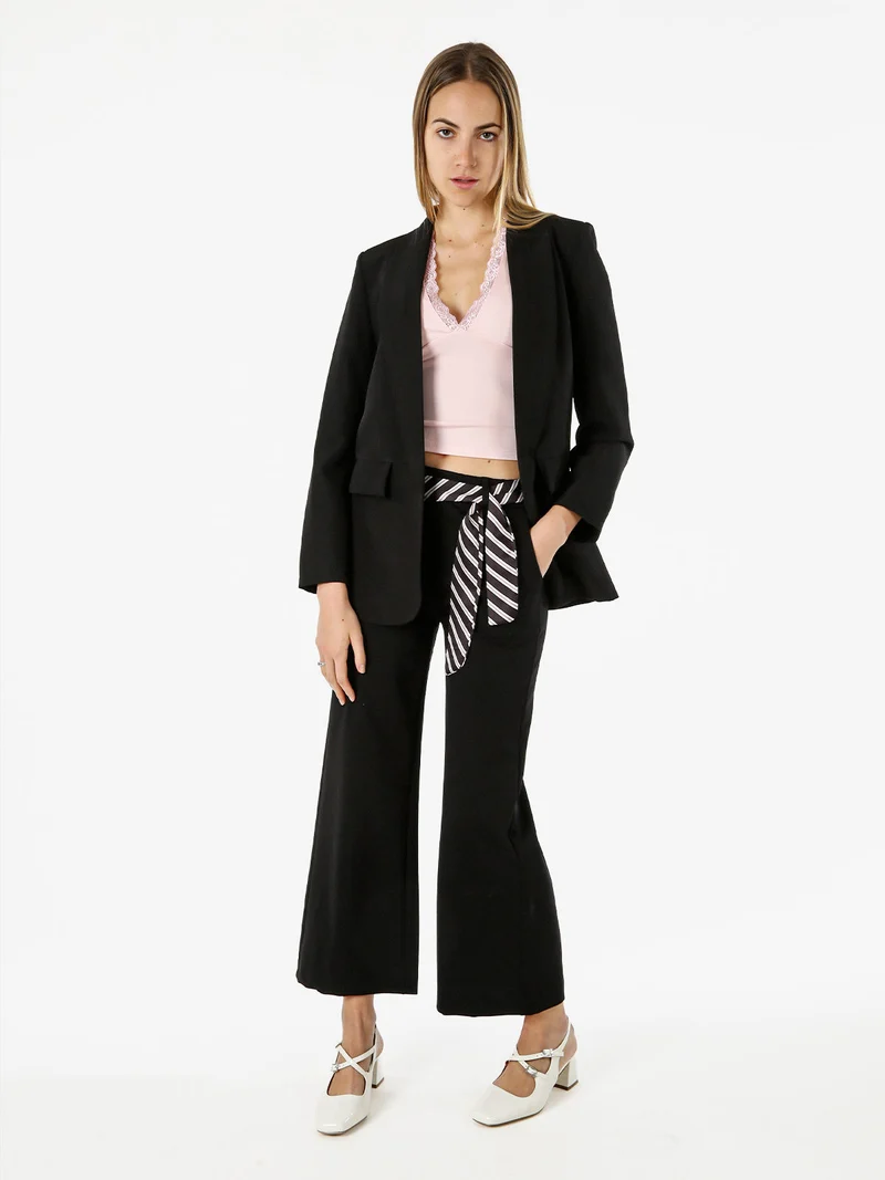 Blazer donna aperto - nero