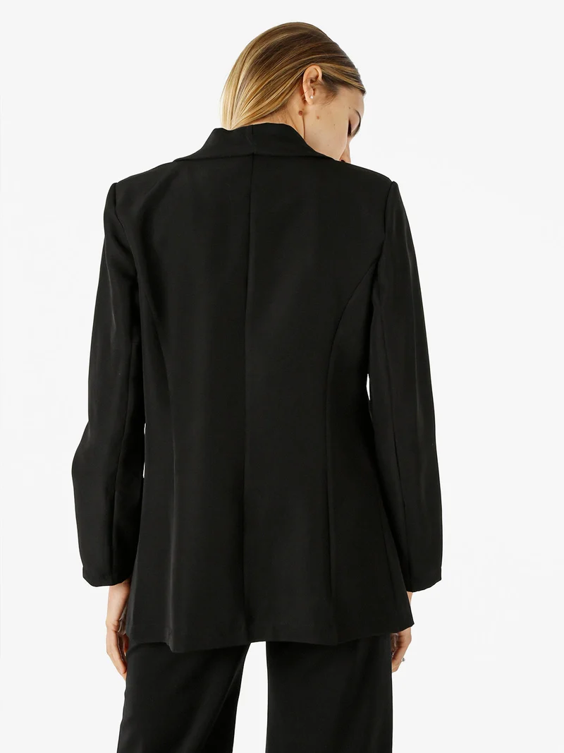 Blazer donna aperto - nero
