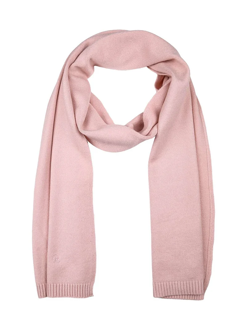 Sciarpa in maglia tinta unita - rosa