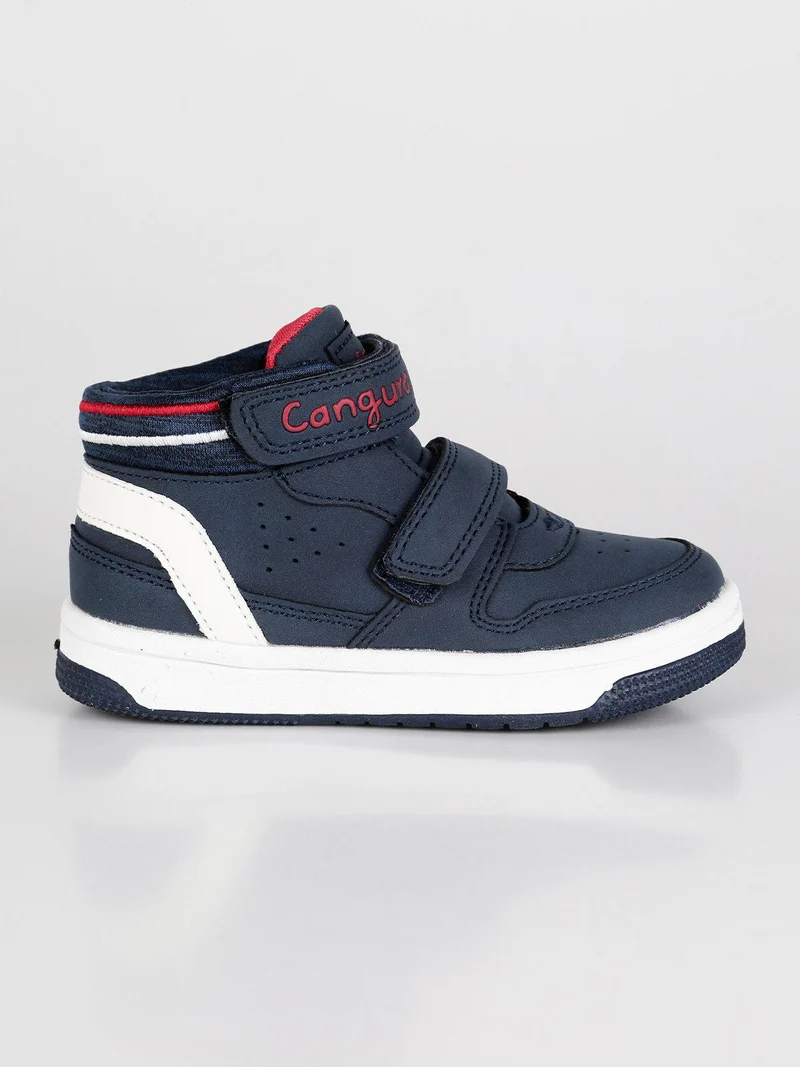 Sneakers alte con strappi - blu scuro