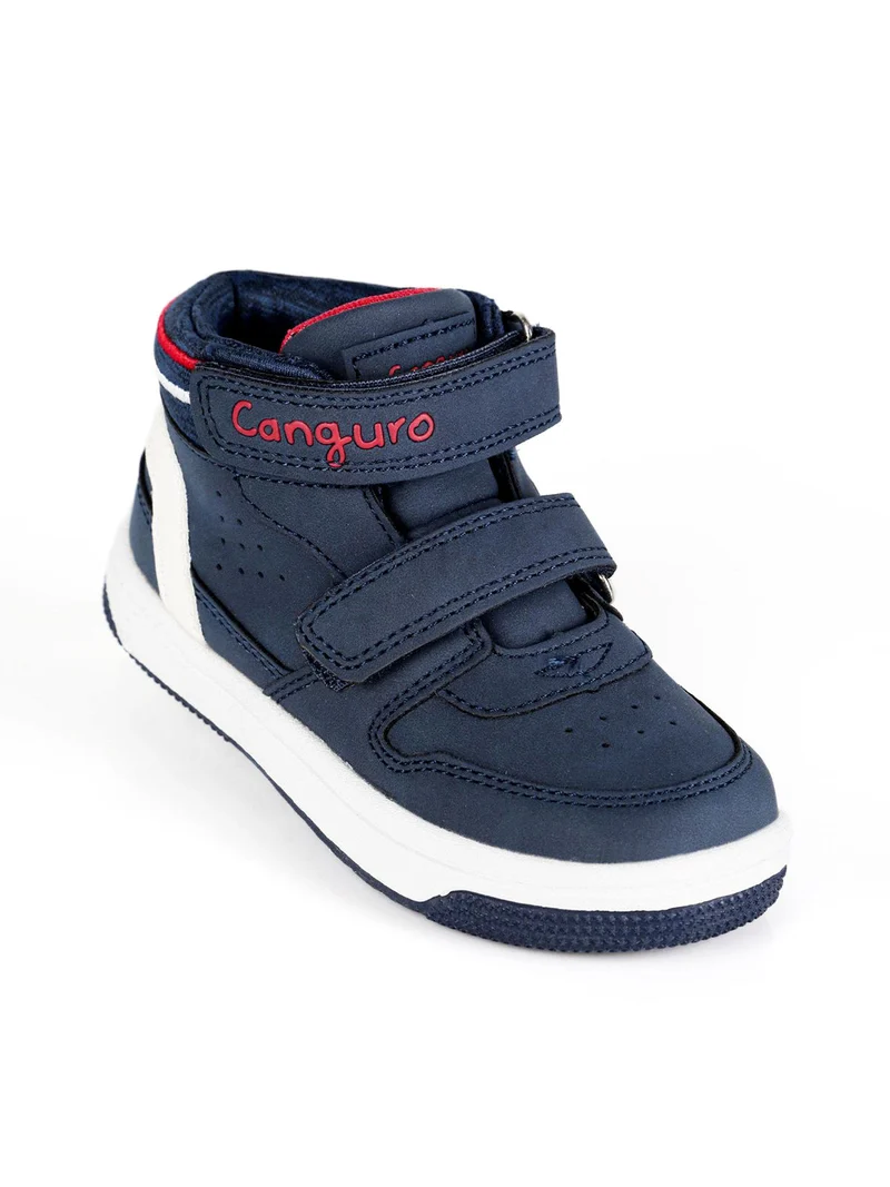 Sneakers alte con strappi - blu scuro