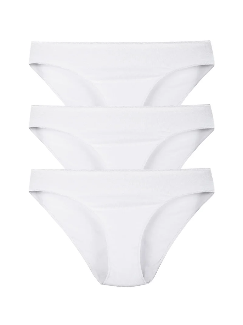 Slip donna bianco 3 pezzi - bianco