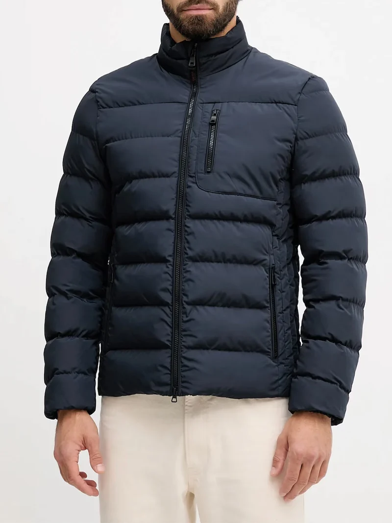 SNAKE Giubbotto imbottito da uomo con zip - blu scuro