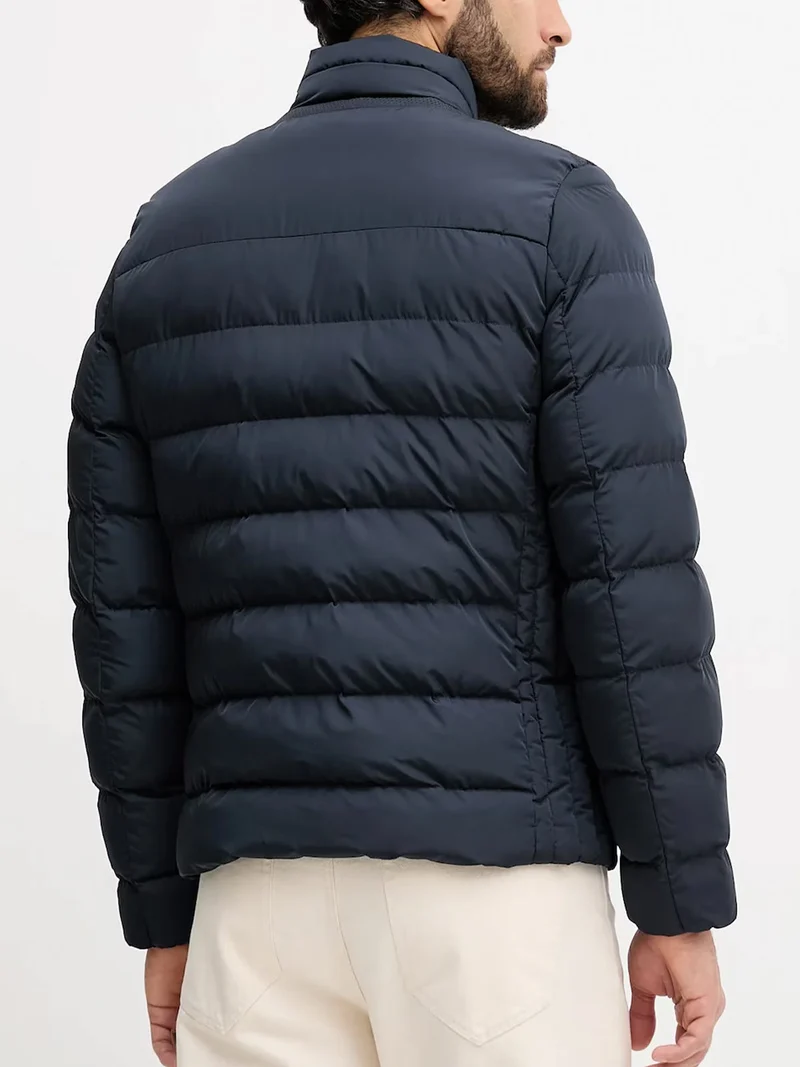 SNAKE Giubbotto imbottito da uomo con zip - blu scuro