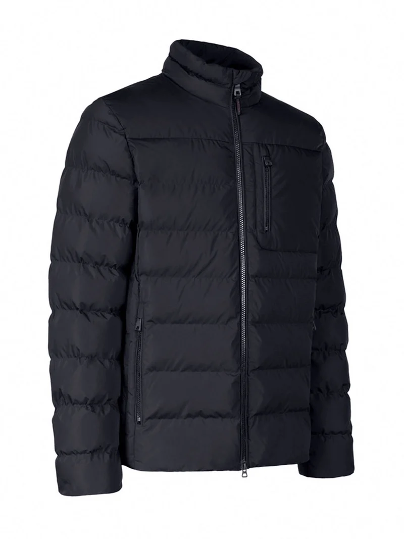 SNAKE Giubbotto imbottito da uomo con zip - blu scuro