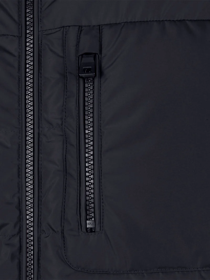 SNAKE Giubbotto imbottito da uomo con zip - blu scuro