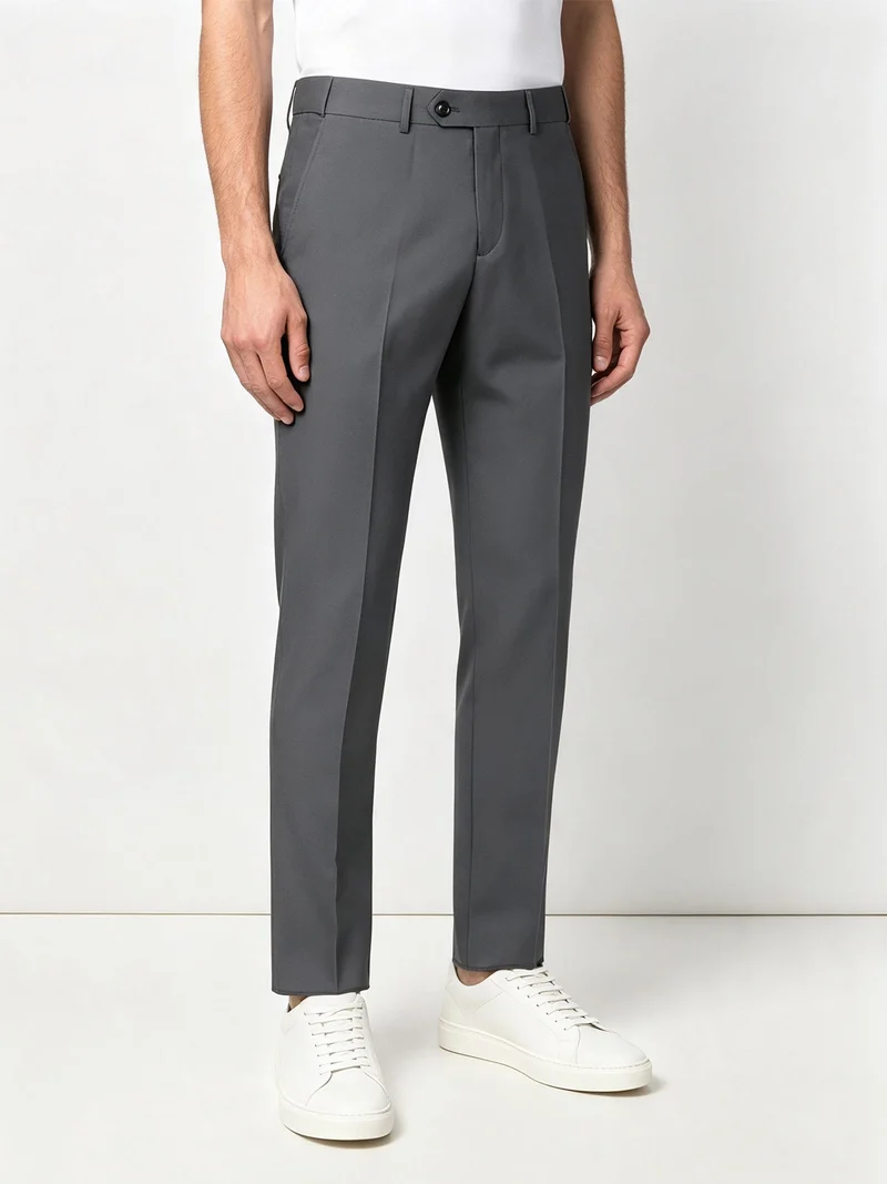 Pantalone classico da uomo - grigio scuro