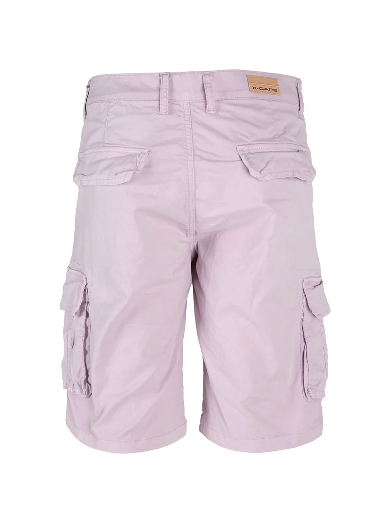 Bermuda uomo con tasconi - rosa