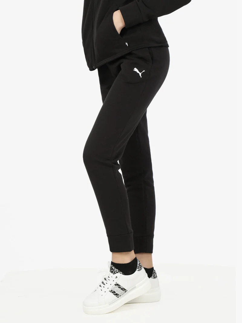 Pantaloni tuta da donna felpati - nero