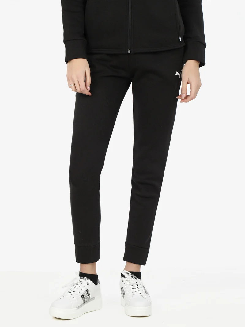 Pantaloni tuta da donna felpati - nero
