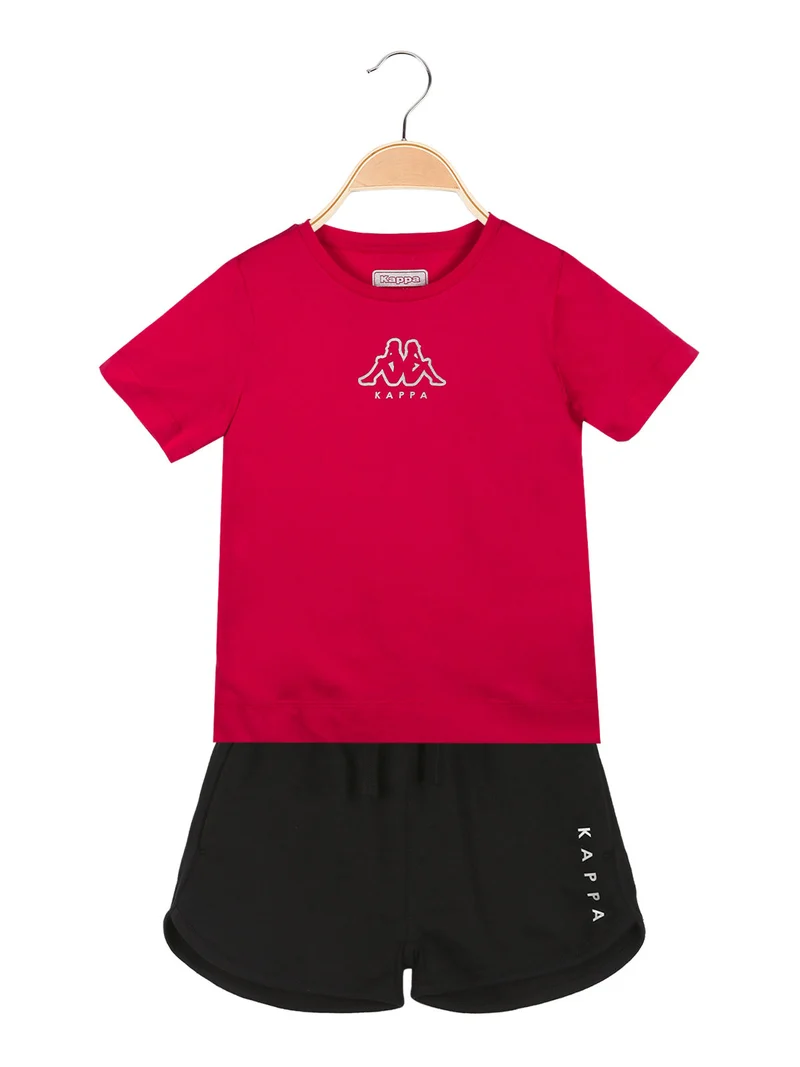 Completo sportivo da bambina in cotone - rosa