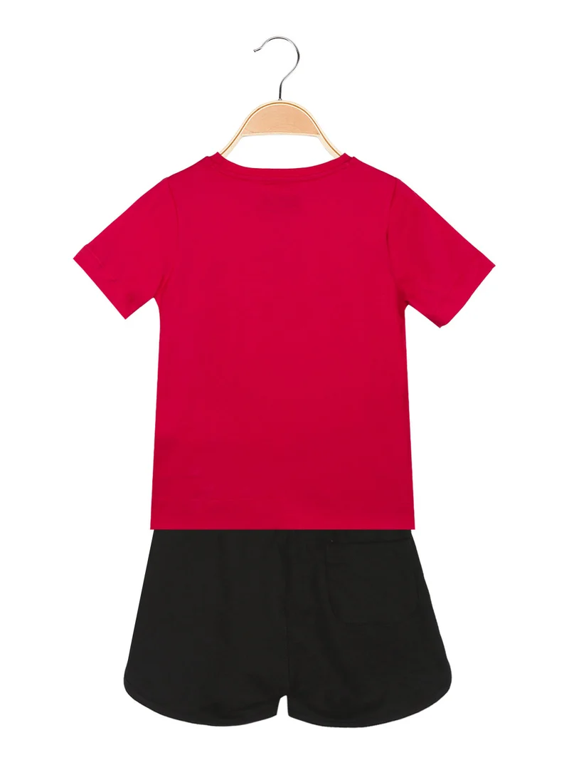 Completo sportivo da bambina in cotone - rosa