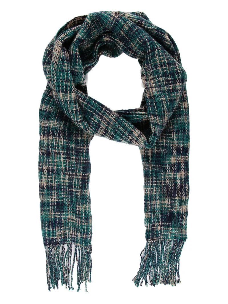 Sciarpa con texture - verde