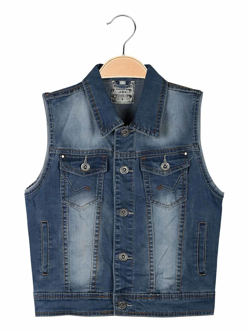 Gilet in jeans da bambini - jeans
