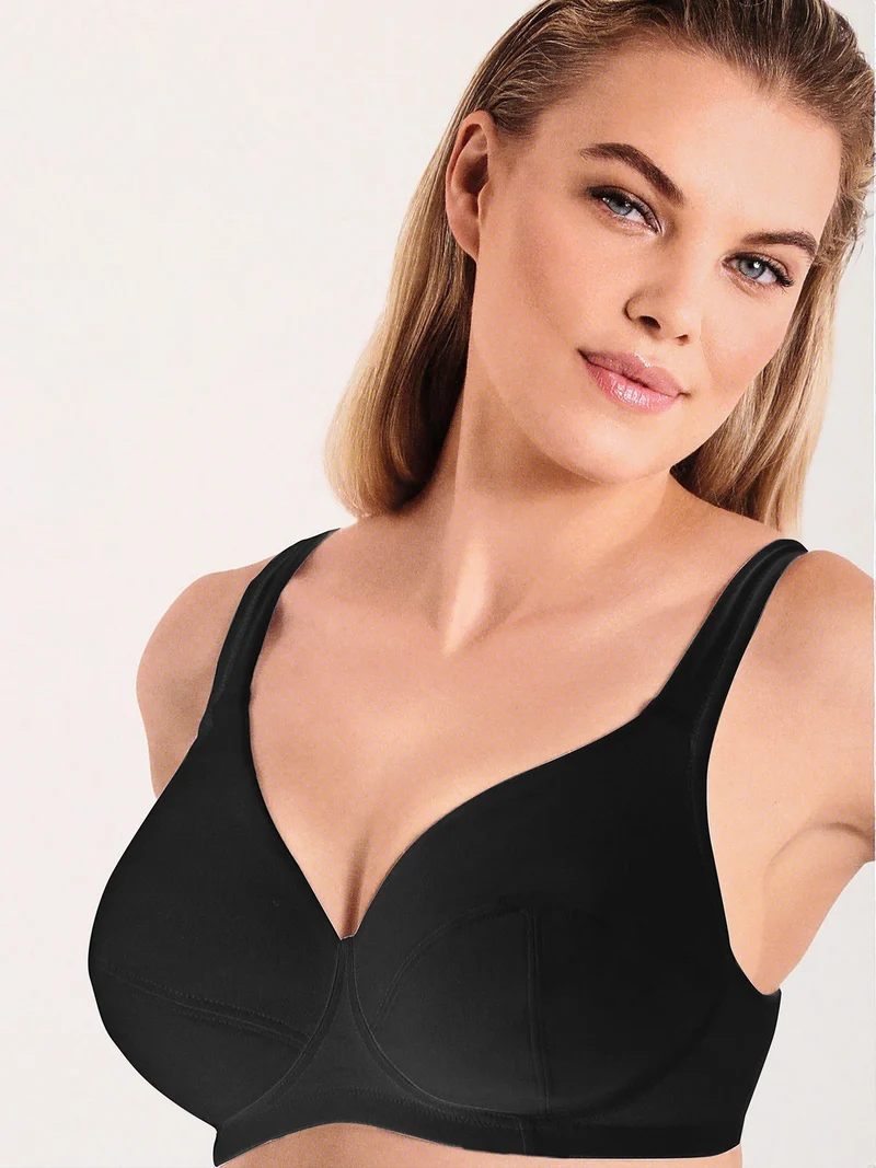 CAROL Reggiseno confort senza ferretto COPPA C - nero