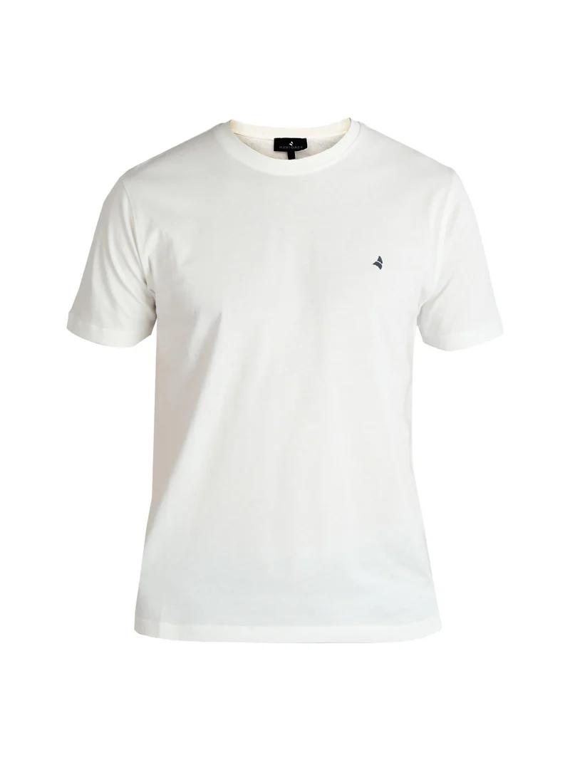 T-shirt uomo manica corta in cotone - bianco
