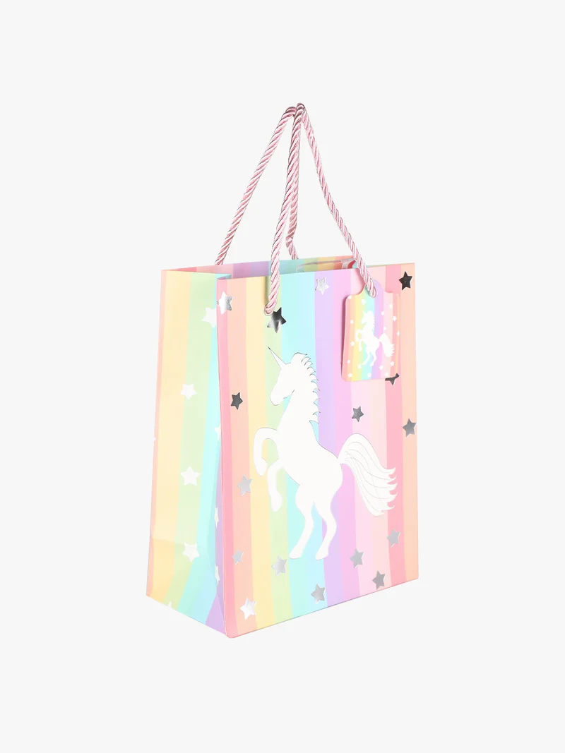 Sacchetto regalo piccolo 23 x 18 x 9 cm - multicolore