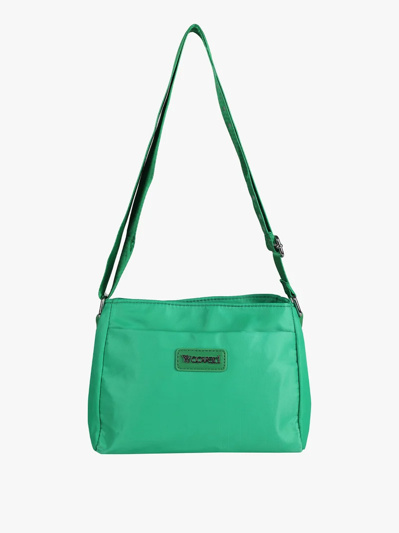 Borsetta a tracolla in nylon - verde