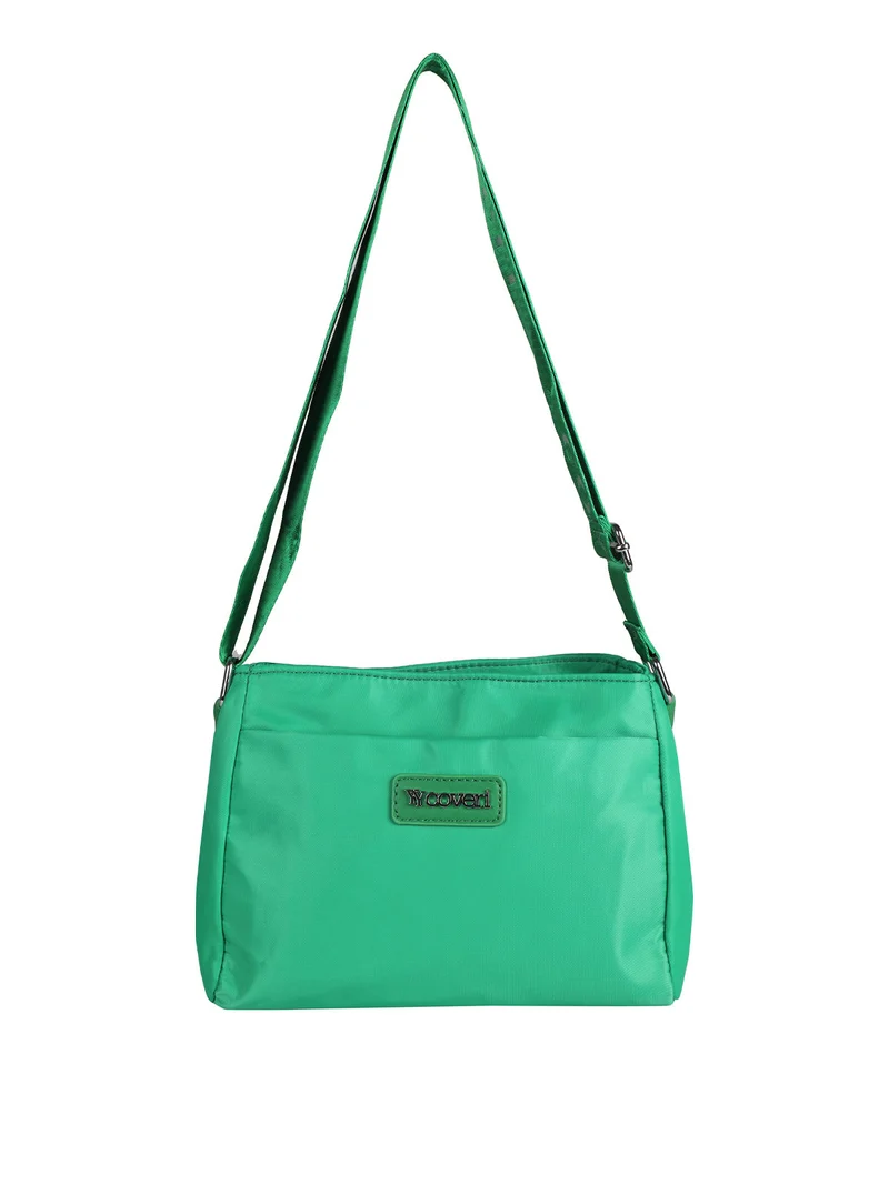 Borsetta a tracolla in nylon - verde