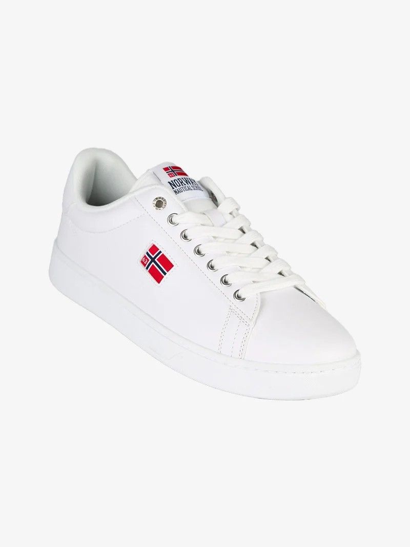Sneakers basse da uomo - bianco
