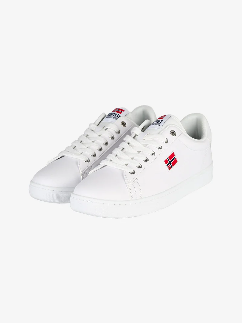 Sneakers basse da uomo - bianco