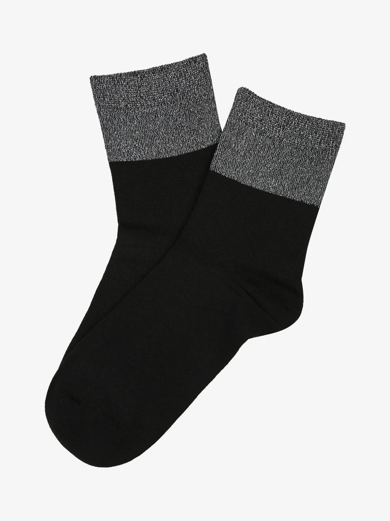 Confezione da 3 paia di calze corte donna - nero