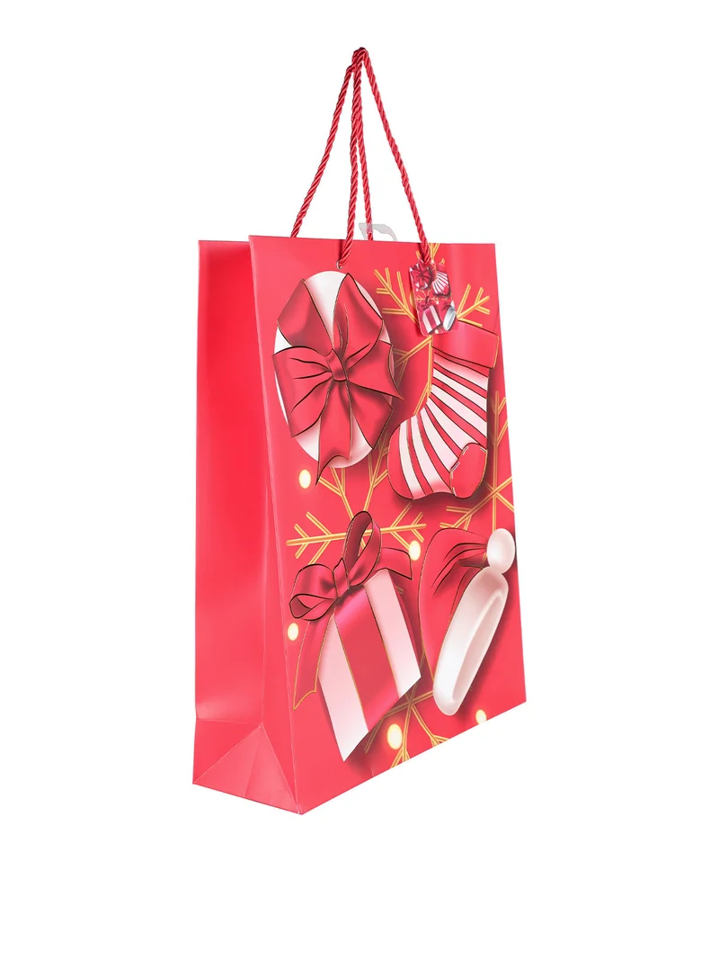 Sacchetto natalizio da regalo - rosso
