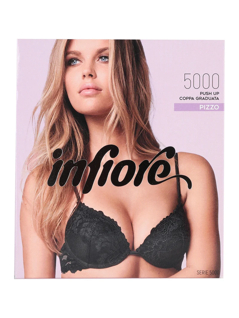 5000 Reggiseno push up COPPA B graduata - nero
