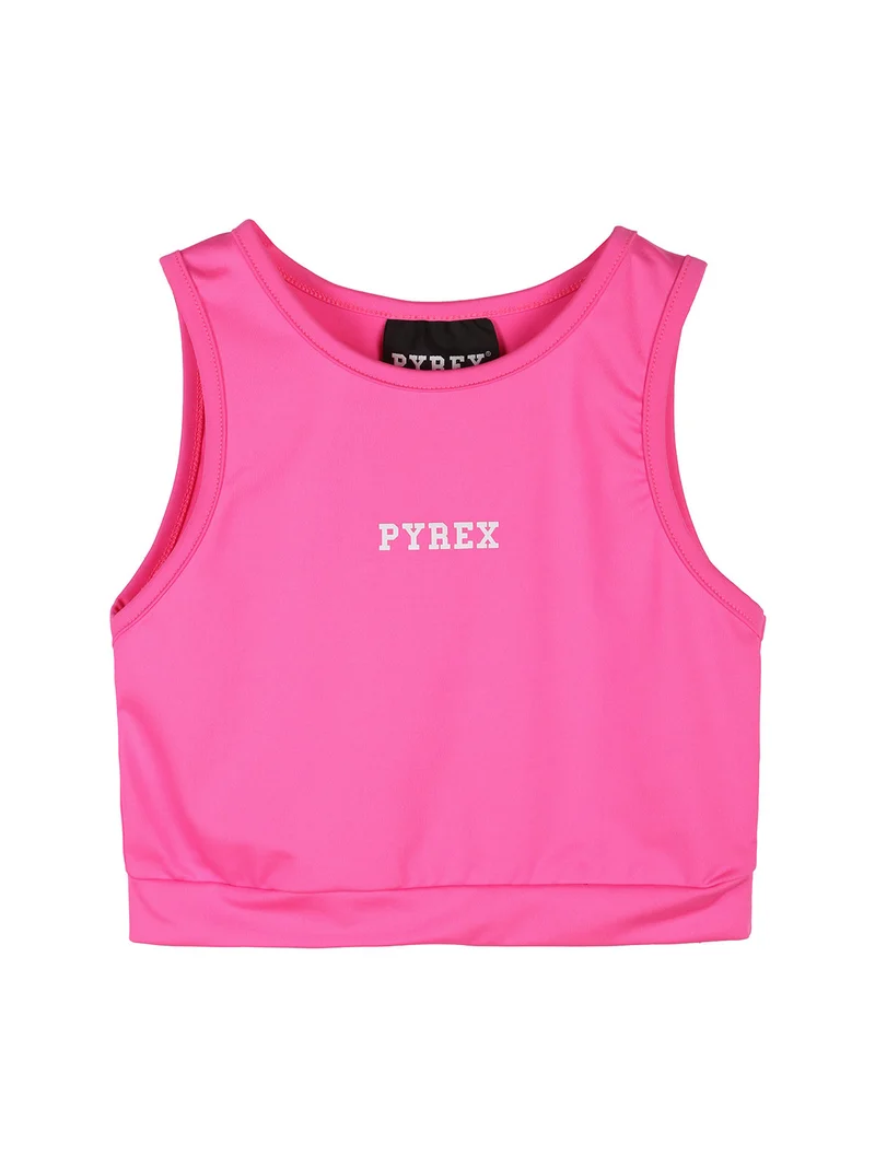 Top sportivo da ragazza - fucsia