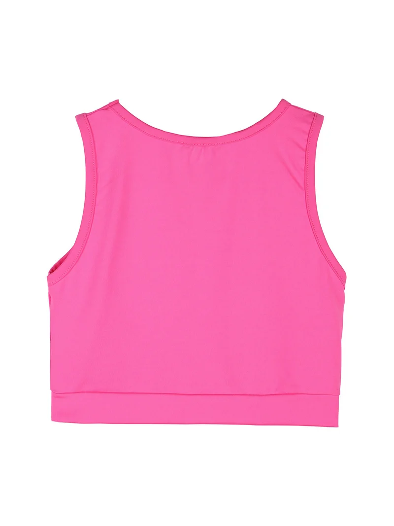 Top sportivo da ragazza - fucsia