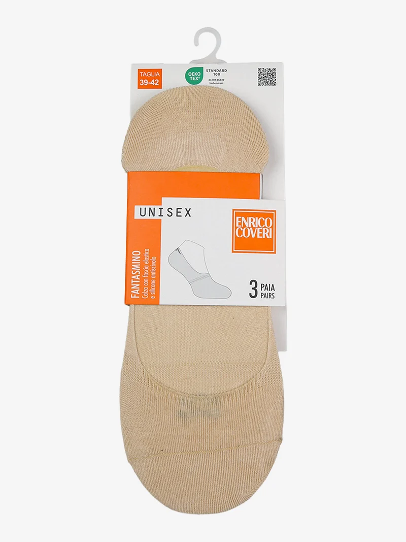 Confezione da 3 paia di calze fantasmini - nudo