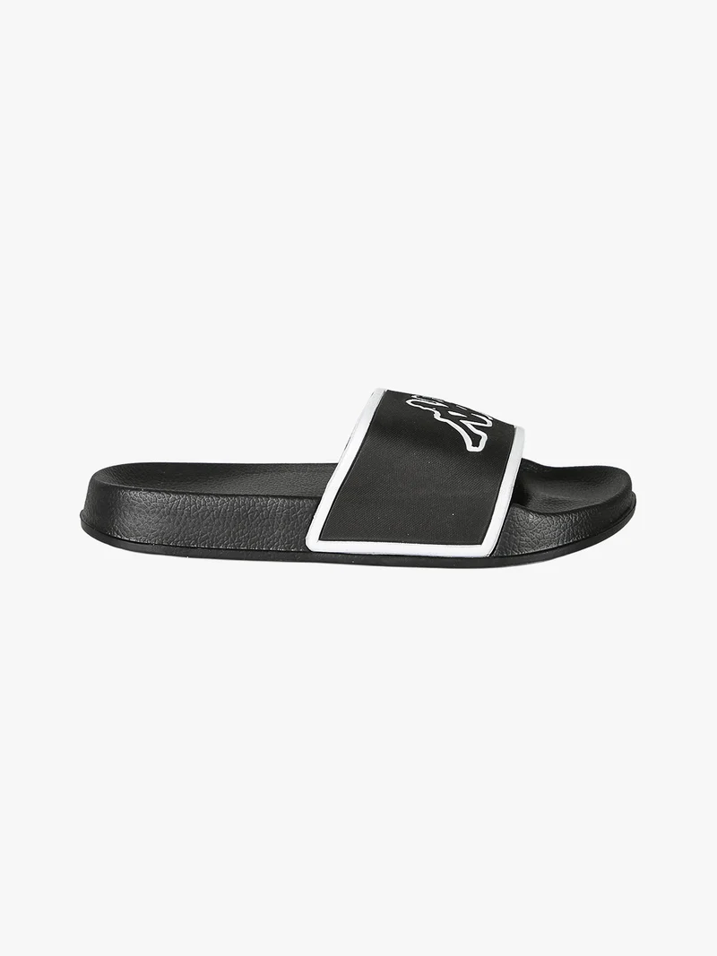 LOGO FLIP Ciabatte da bambini a fascia con logo - nero