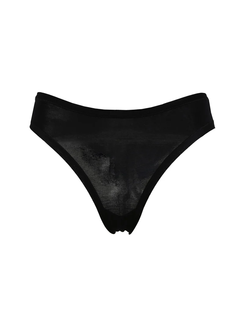 6007 Brasiliana donna in modal - nero